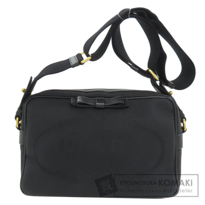 PRADA プラダ 1BH089 フィオッコ ショルダーバッグ キャンバス レディース 中古