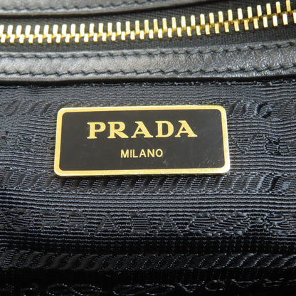 PRADA プラダ 1BH089 フィオッコ ショルダーバッグ キャンバス レディース 中古
