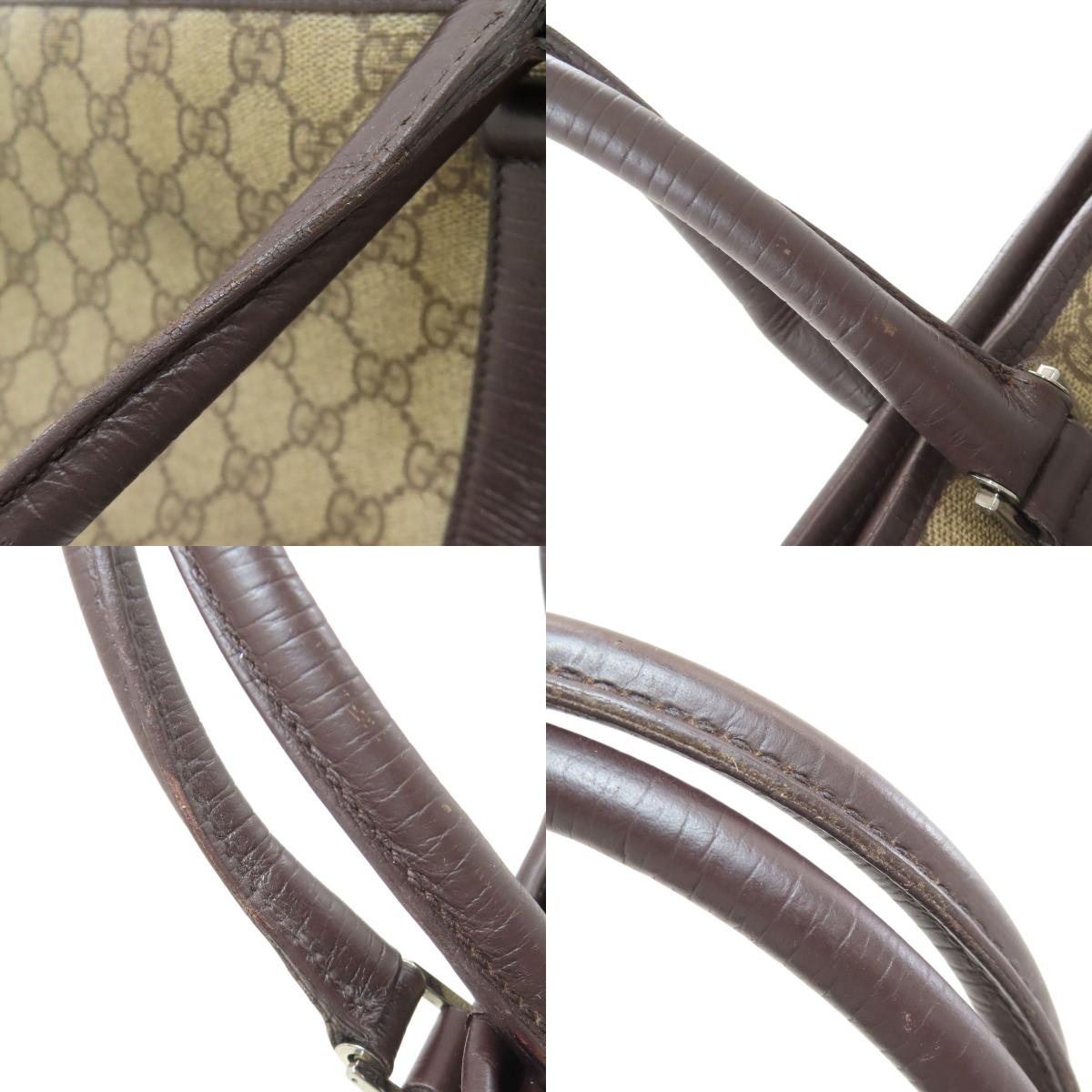 GUCCI グッチ 114595 GGスプリーム トートバッグ PVC レディース 中古