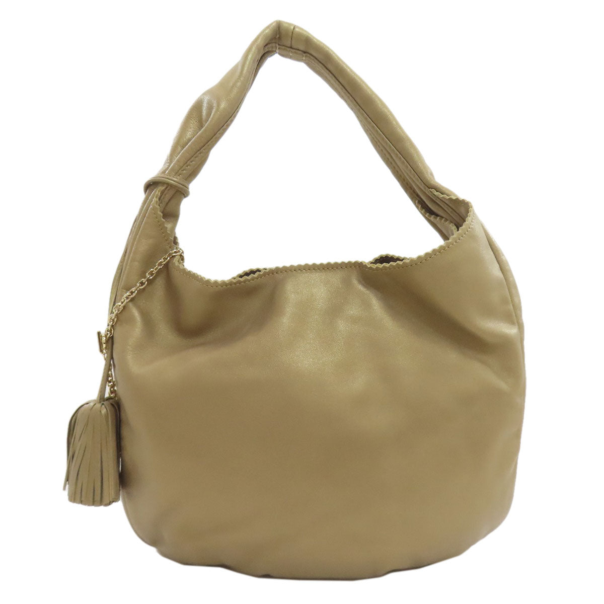 LOEWE ロエベ アナグラム ハンドバッグ レザー レディース 中古