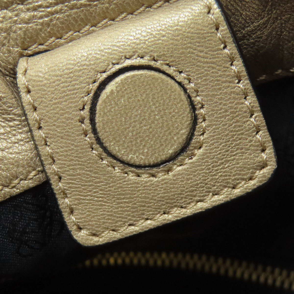LOEWE ロエベ アナグラム ハンドバッグ レザー レディース 中古