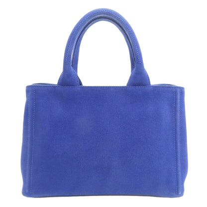 PRADA プラダ カナパミニ 2WAY ハンドバッグ キャンバス レディース 中古