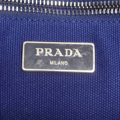PRADA プラダ カナパミニ 2WAY ハンドバッグ キャンバス レディース 中古