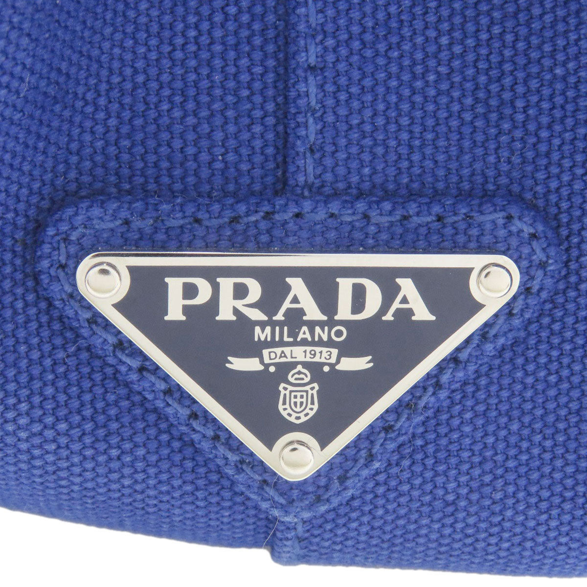 PRADA プラダ カナパミニ 2WAY ハンドバッグ キャンバス レディース 中古