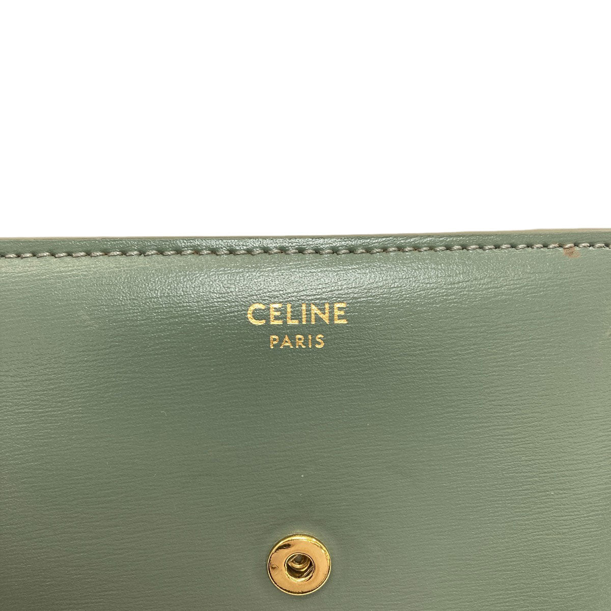 セリーヌ トリオンフ フラップ 三つ折り 二つ折り財布（小銭入れあり） 中古 商品画像9