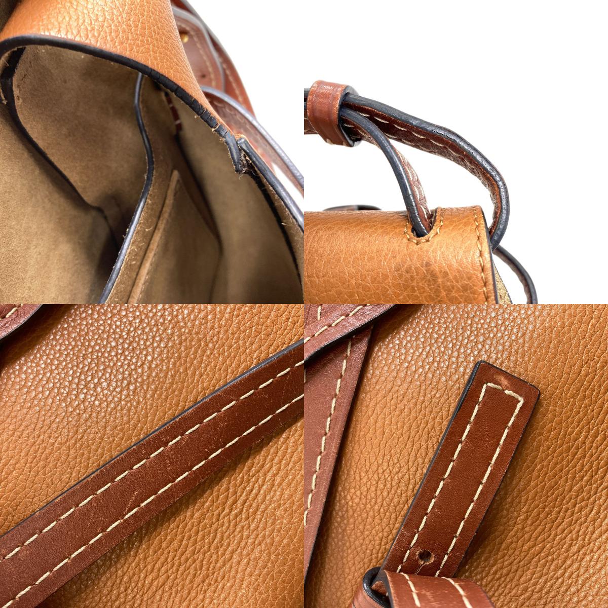 LOEWE ロエベ ゲートバッグ ショルダーバッグ カーフ レディース 中古