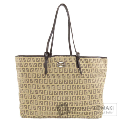FENDI フェンディ ズッカ柄 トートバッグ キャンバス レディース 中古