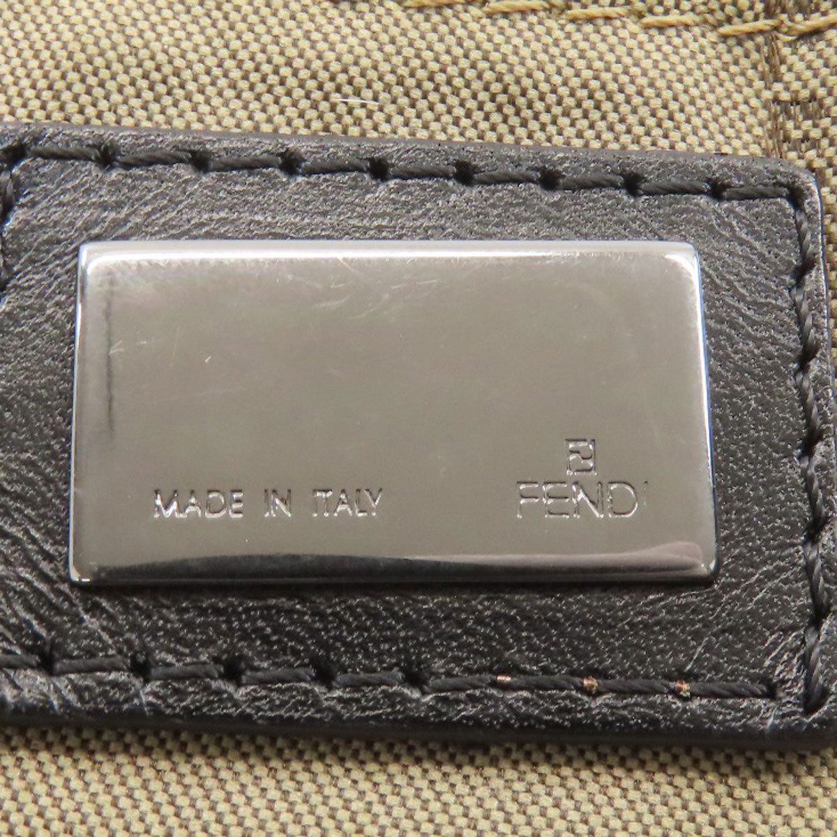 FENDI フェンディ ズッカ柄 トートバッグ キャンバス レディース 中古