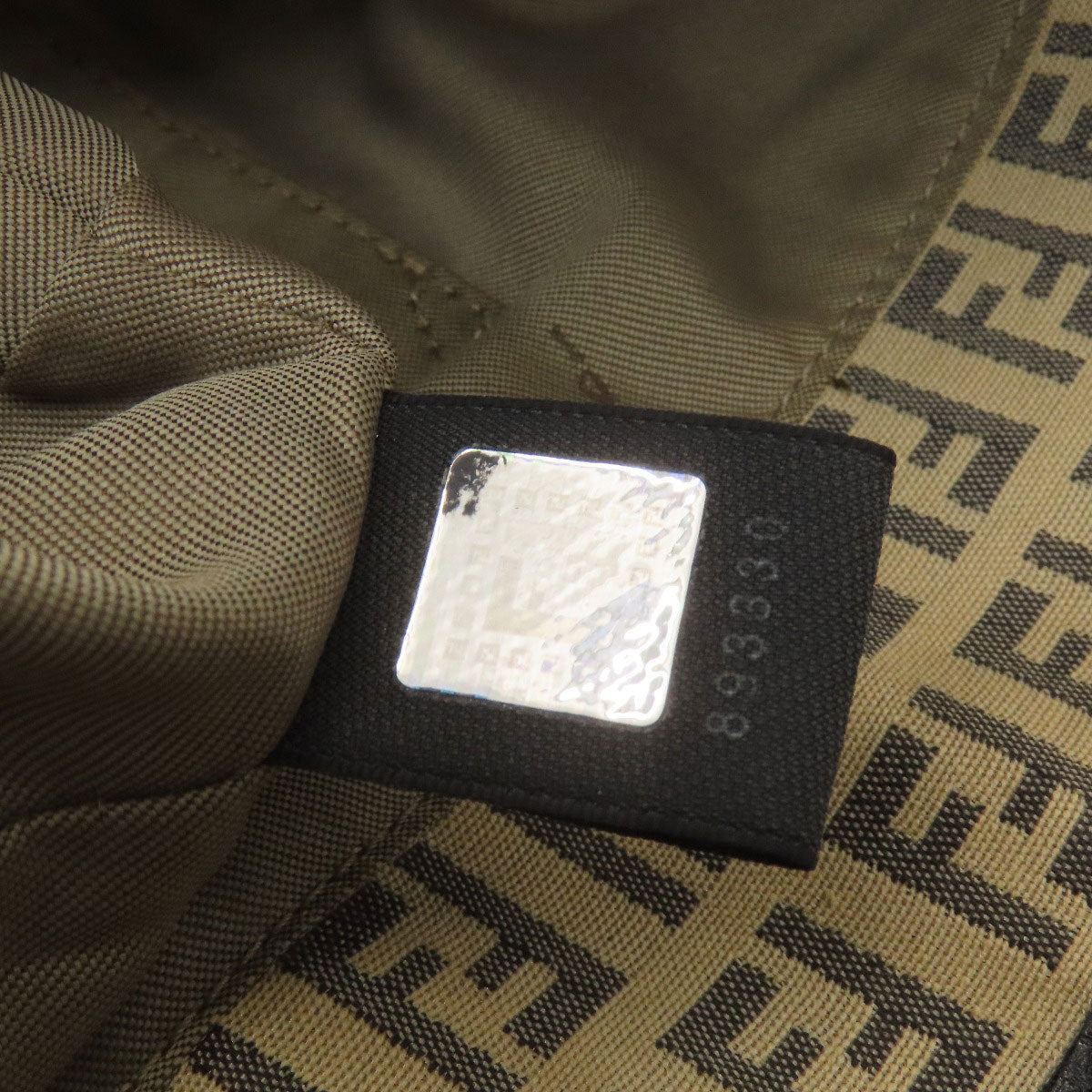 FENDI フェンディ ズッカ柄 トートバッグ キャンバス レディース 中古