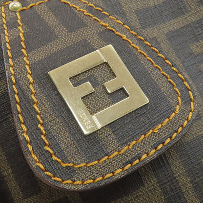 FENDI フェンディ ズッカ柄 ズッキーノ ショルダーバッグ PVC レディース 中古