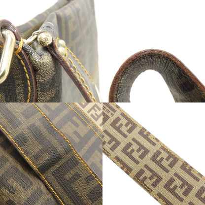 FENDI フェンディ ズッカ柄 ズッキーノ ショルダーバッグ PVC レディース 中古