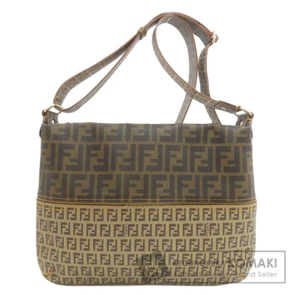 FENDI フェンディ ズッカ柄 ズッキーノ ショルダーバッグ PVC レディース 中古