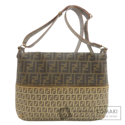 FENDI フェンディ ズッカ柄 ズッキーノ ショルダーバッグ PVC レディース 中古