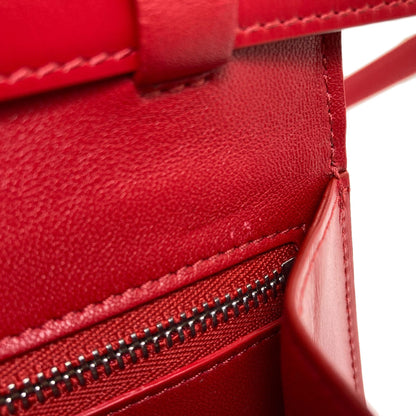 CELINE セリーヌ クラシックボックス ショルダーバッグ レザー レディース 中古