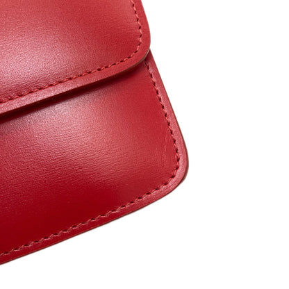 CELINE セリーヌ クラシックボックス ショルダーバッグ レザー レディース 中古