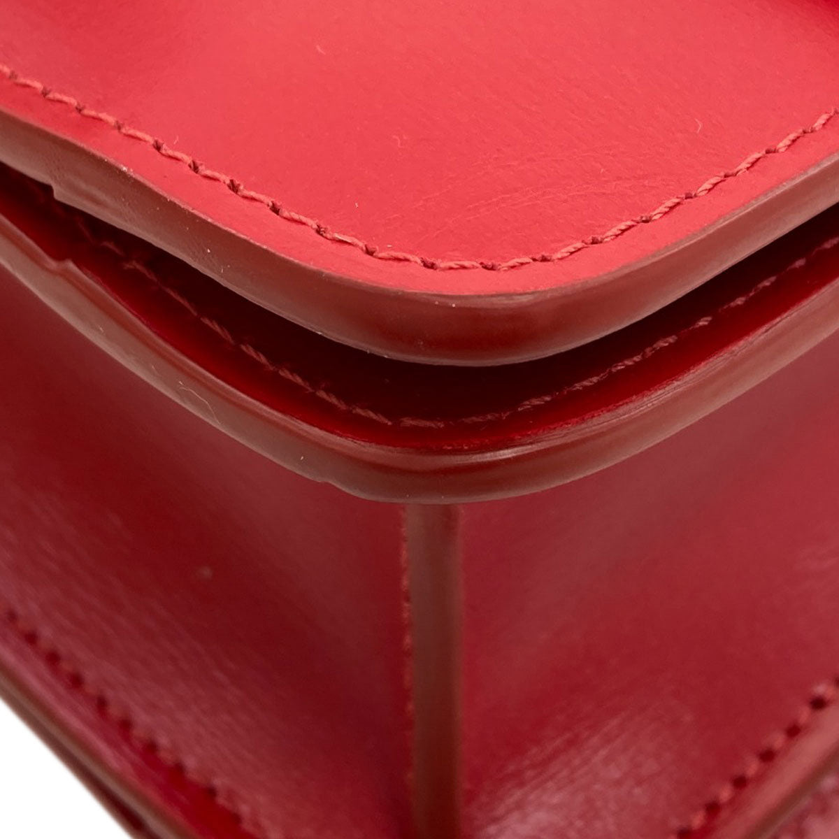 CELINE セリーヌ クラシックボックス ショルダーバッグ レザー レディース 中古