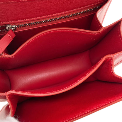 CELINE セリーヌ クラシックボックス ショルダーバッグ レザー レディース 中古