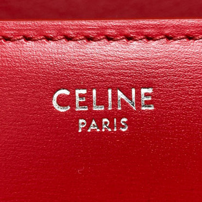 CELINE セリーヌ クラシックボックス ショルダーバッグ レザー レディース 中古