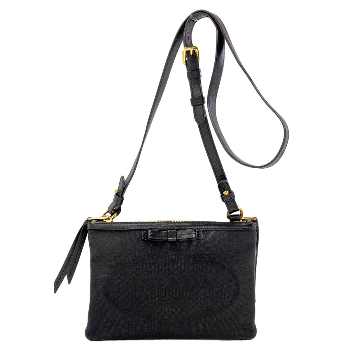 プラダ 1BH046 リボン ショルダーバッグ 中古 商品画像2