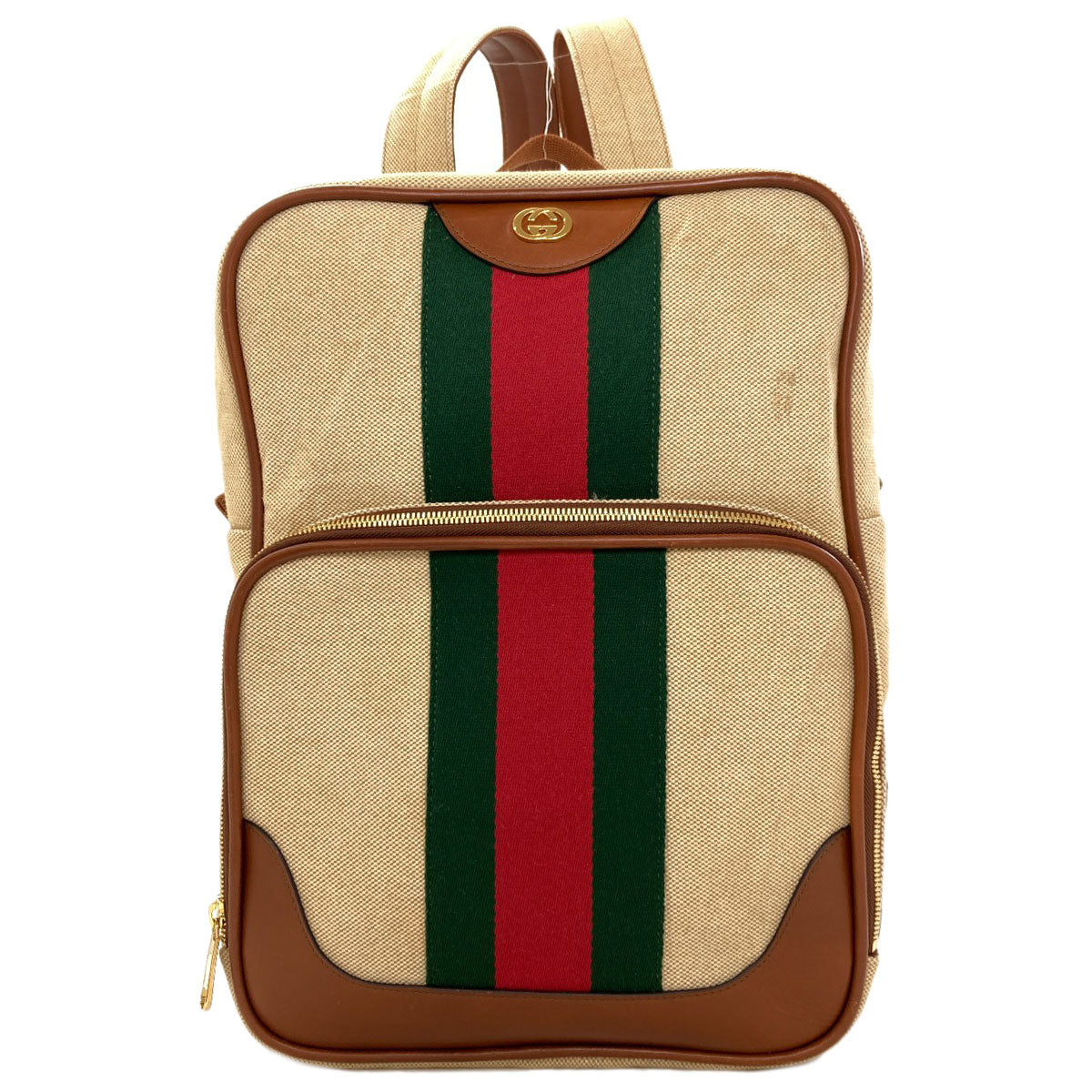 GUCCI グッチ 575063 シェリーライン リュック・デイパック キャンバス レディース 中古