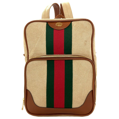 GUCCI グッチ 575063 シェリーライン リュック・デイパック キャンバス レディース 中古
