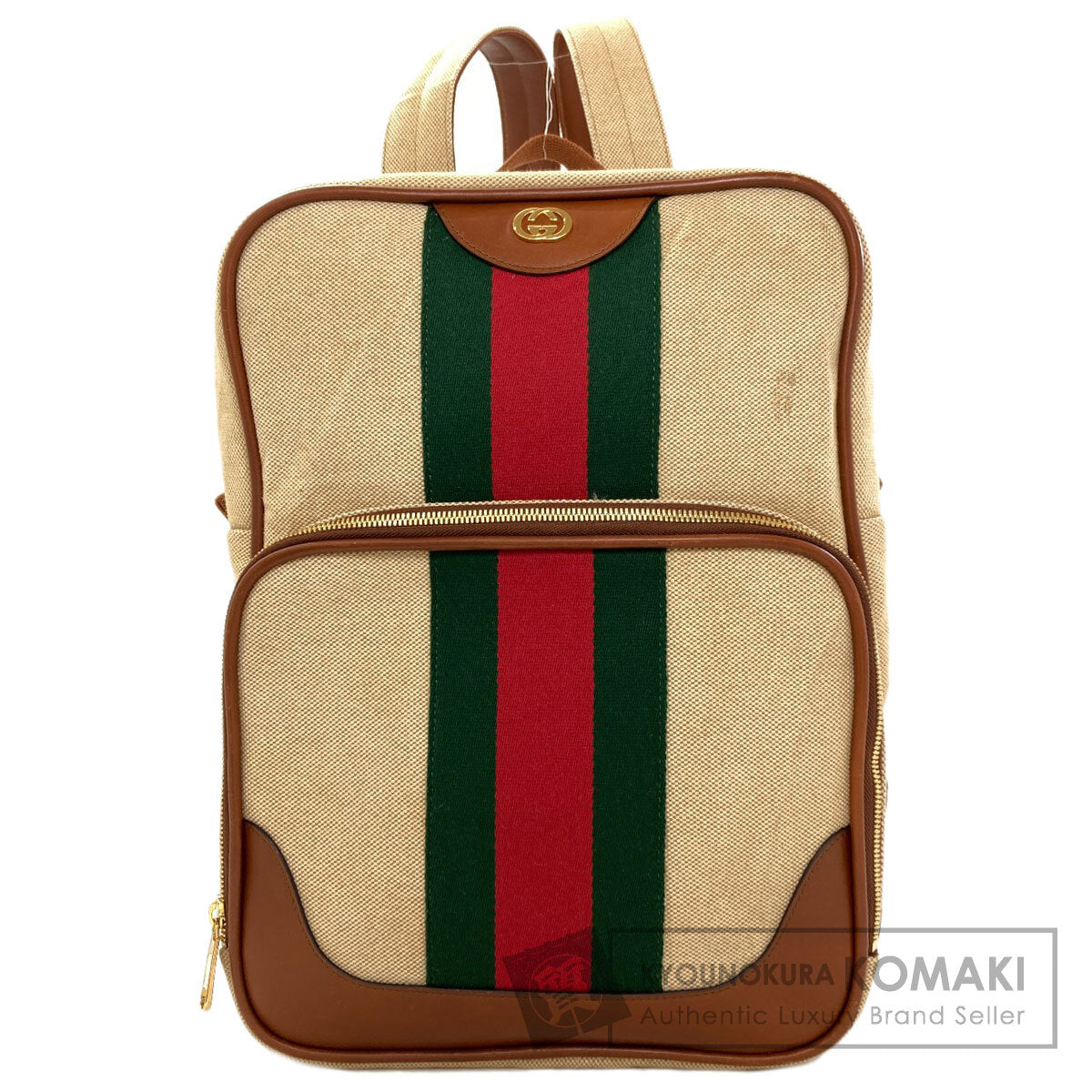 GUCCI グッチ 575063 シェリーライン リュック・デイパック キャンバス レディース 中古