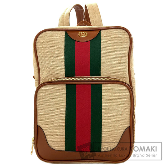 GUCCI グッチ 575063 シェリーライン リュック・デイパック キャンバス レディース 中古