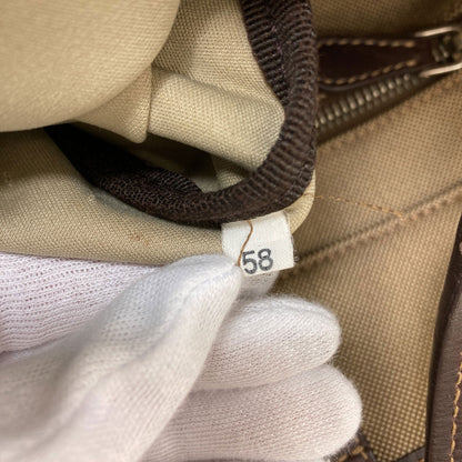 PRADA プラダ ロゴ ジャガード トートバッグ キャンバス レディース 中古
