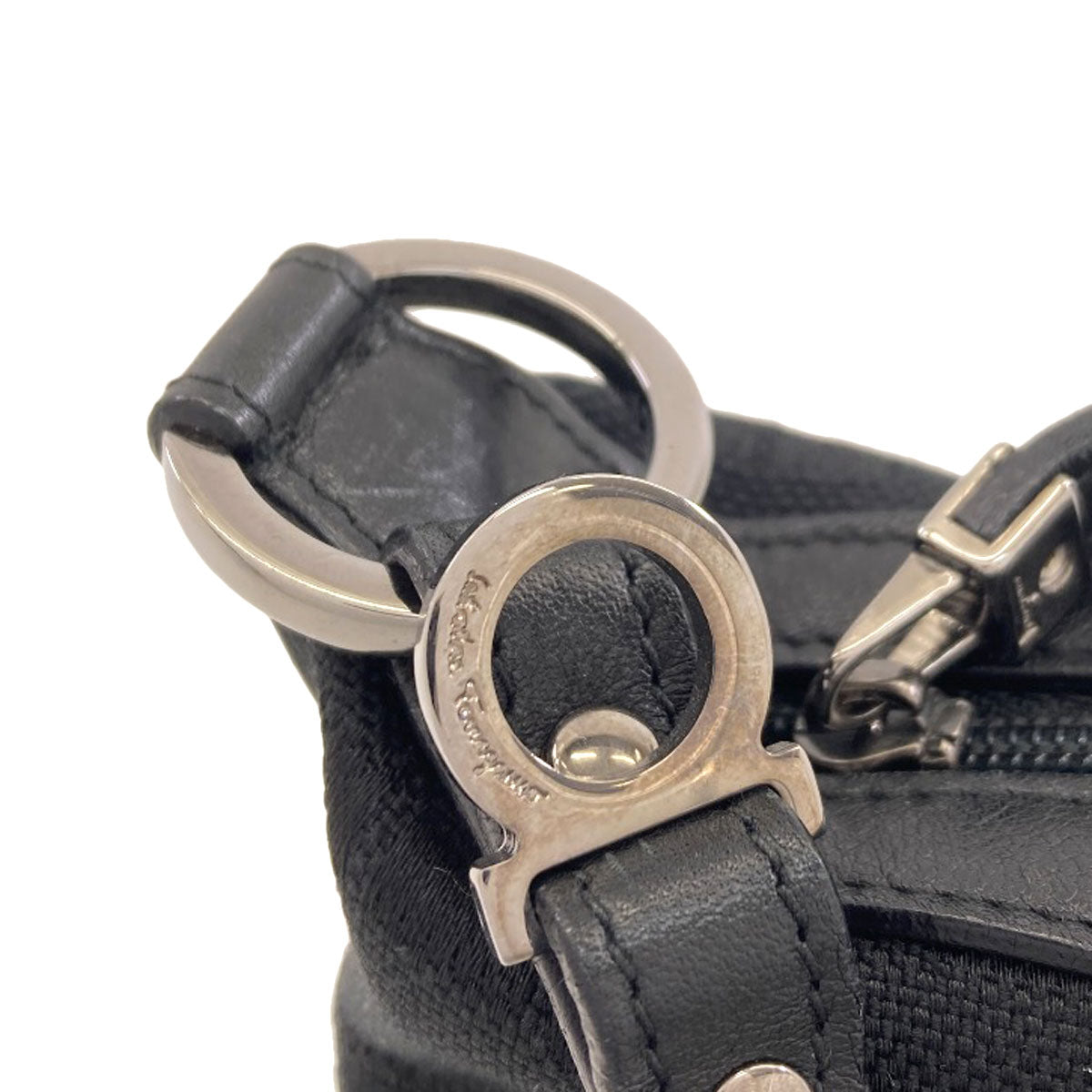 Salvatore Ferragamo サルヴァトーレフェラガモ ガンチーニ柄 ハンドバッグ キャンバス レディース 中古