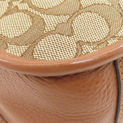 COACH コーチ CC144 シグネチャー ショルダーバッグ キャンバス レディース 中古