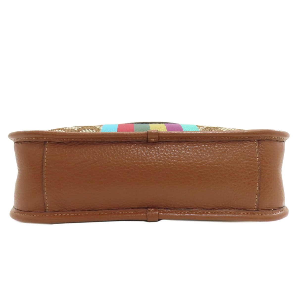 COACH コーチ CC144 シグネチャー ショルダーバッグ キャンバス レディース 中古