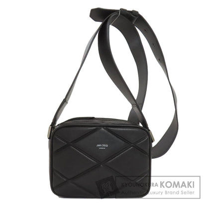 Jimmy Choo ジミーチュウ ダイヤモンドキルティング ショルダーバッグ レザー レディース 中古