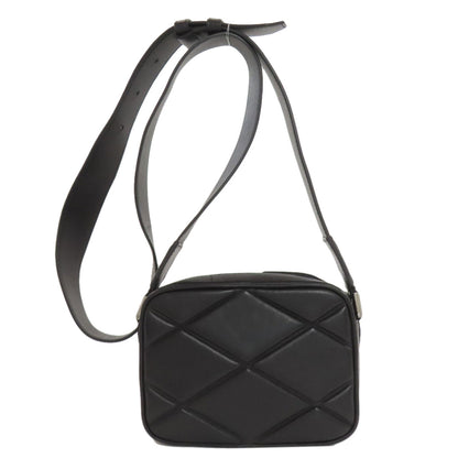 Jimmy Choo ジミーチュウ ダイヤモンドキルティング ショルダーバッグ レザー レディース 中古