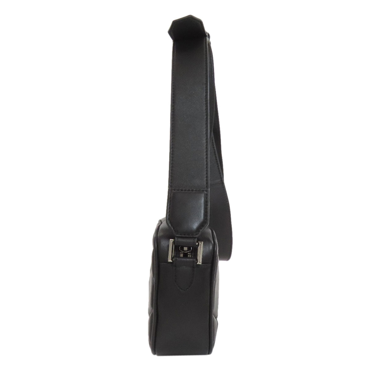 Jimmy Choo ジミーチュウ ダイヤモンドキルティング ショルダーバッグ レザー レディース 中古