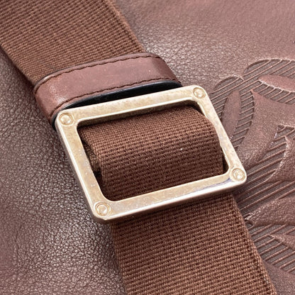 LOEWE ロエベ アナグラム ショルダーバッグ レザー レディース 中古