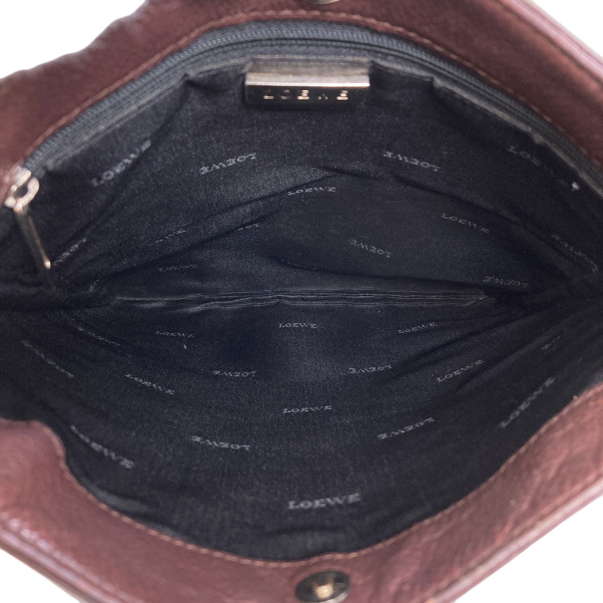 LOEWE ロエベ アナグラム ショルダーバッグ レザー レディース 中古
