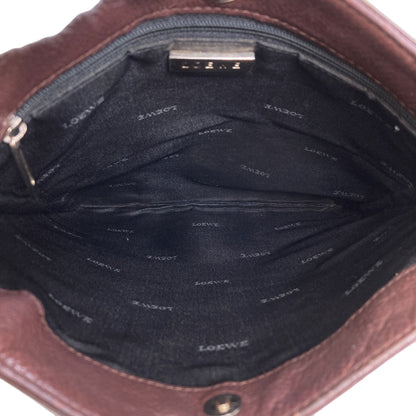 LOEWE ロエベ アナグラム ショルダーバッグ レザー レディース 中古