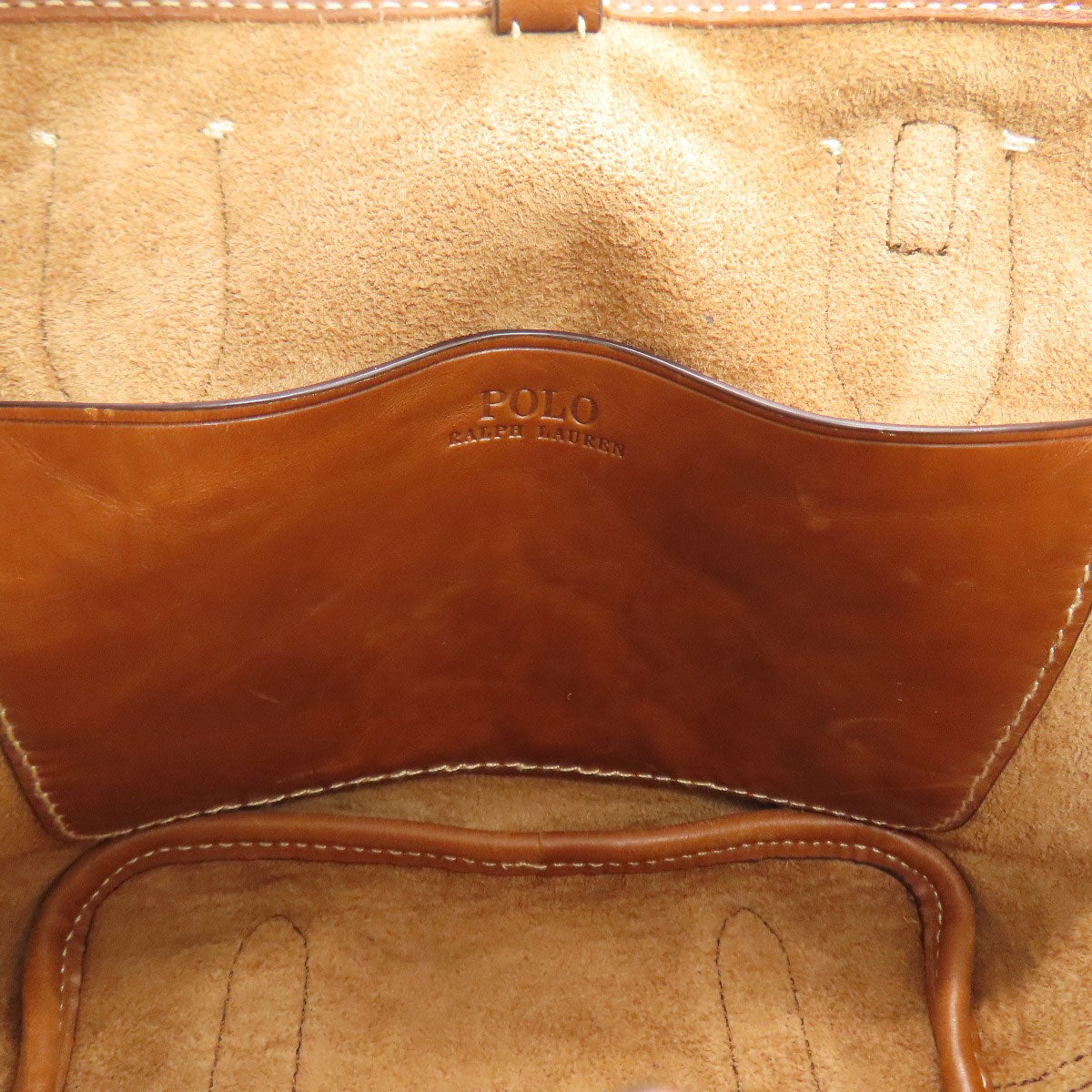 ポロ・ラルフローレン ミニ Bellport 2WAY ハンドバッグ 中古 商品画像7