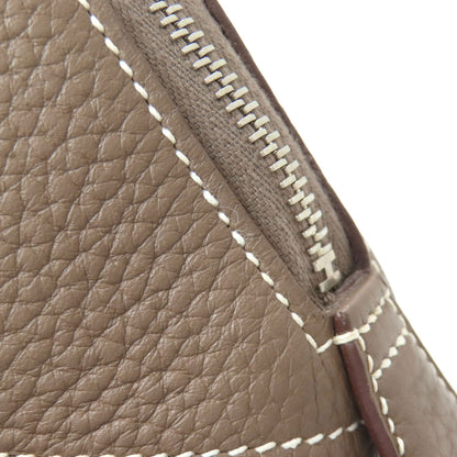 HERMES エルメス ボリード31 エトープ シルバー金具 ハンドバッグ トリヨン レディース 中古