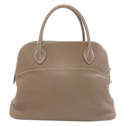 HERMES エルメス ボリード31 エトープ シルバー金具 ハンドバッグ トリヨン レディース 中古