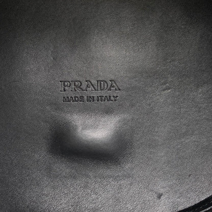 PRADA プラダ 1BE050 タンブール バケット ショルダーバッグ カーフ レディース 中古