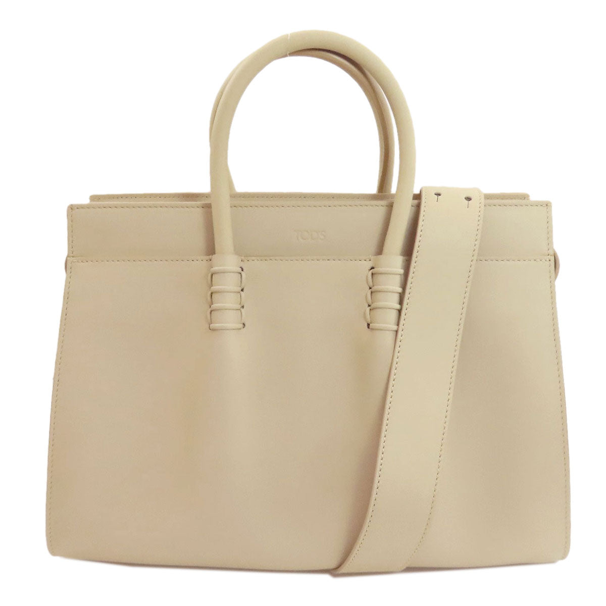 TODS トッズ 2WAY ハンドバッグ レザー レディース 中古