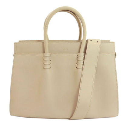 TODS トッズ 2WAY ハンドバッグ レザー レディース 中古