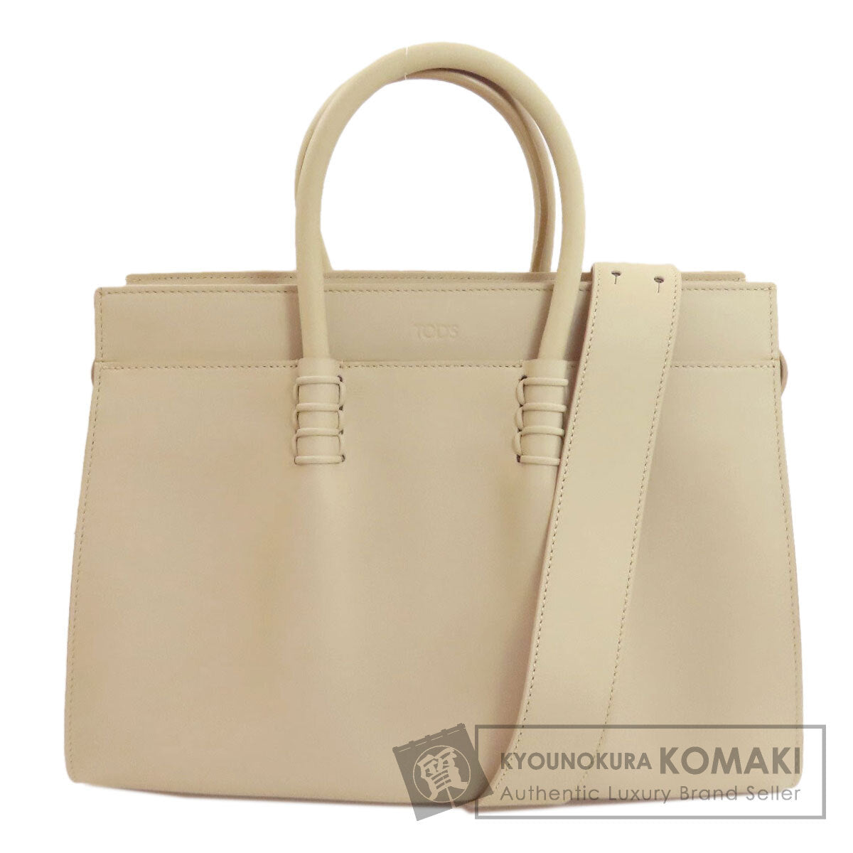 TODS トッズ 2WAY ハンドバッグ レザー レディース 中古
