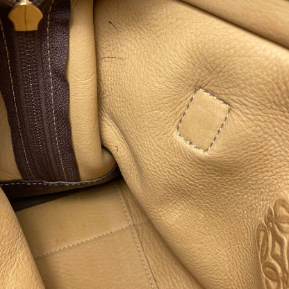 LOEWE ロエベ アマソナ ハンドバッグ スウェード レディース 中古