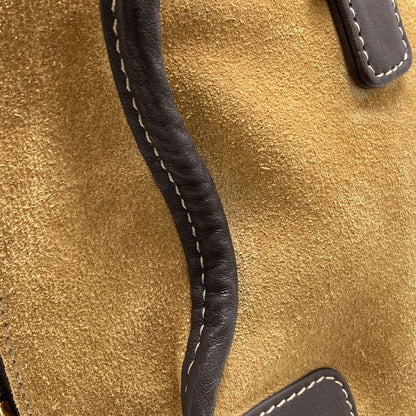 LOEWE ロエベ アマソナ ハンドバッグ スウェード レディース 中古