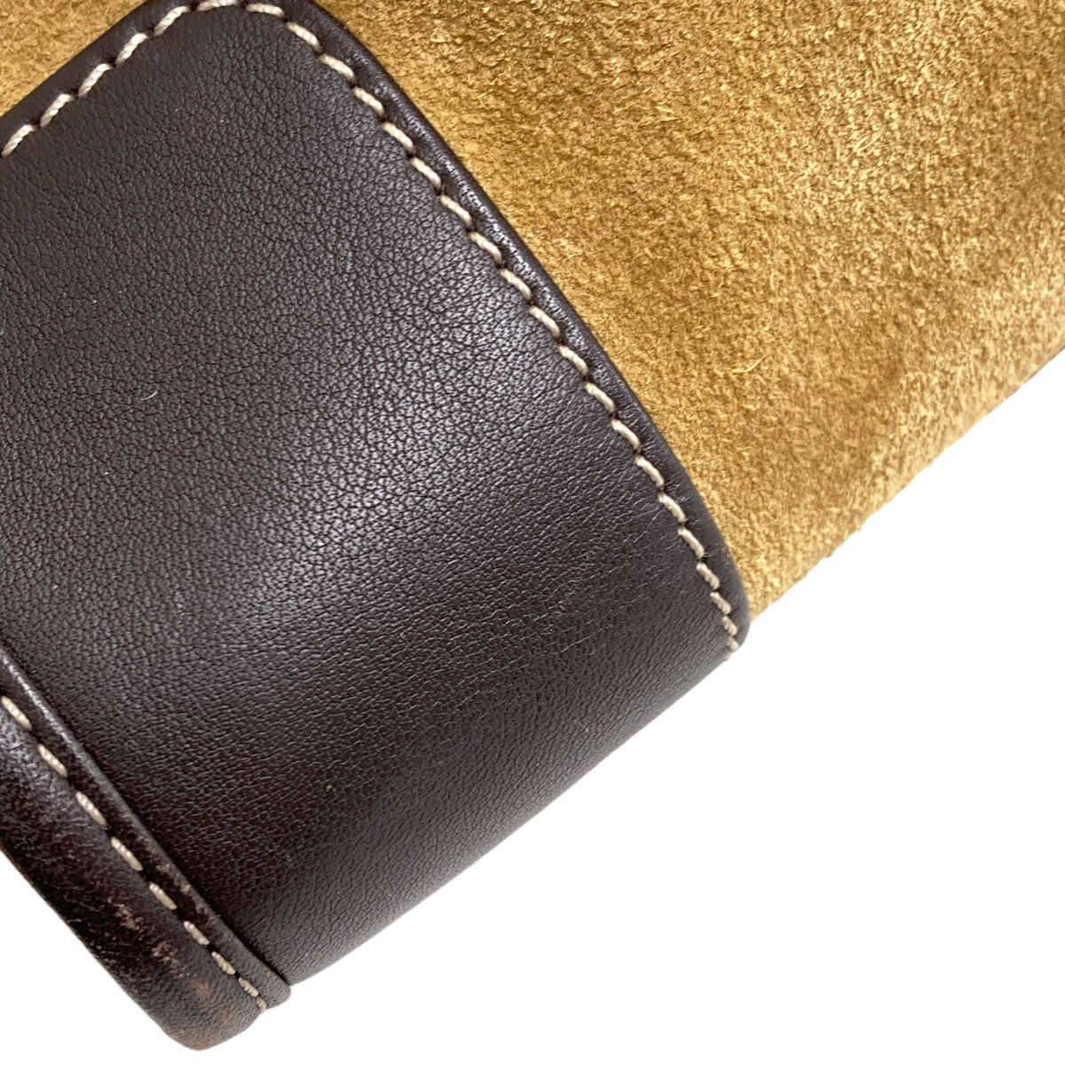 LOEWE ロエベ アマソナ ハンドバッグ スウェード レディース 中古