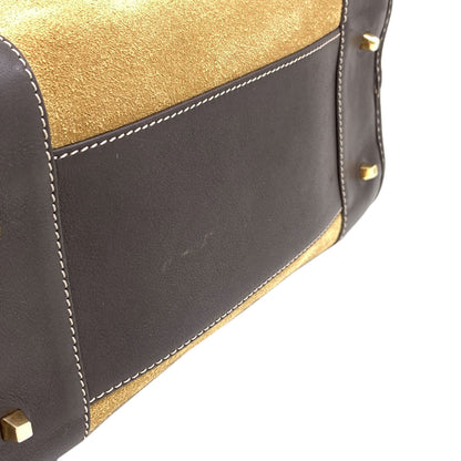 LOEWE ロエベ アマソナ ハンドバッグ スウェード レディース 中古