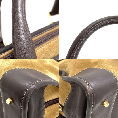 LOEWE ロエベ アマソナ ハンドバッグ スウェード レディース 中古