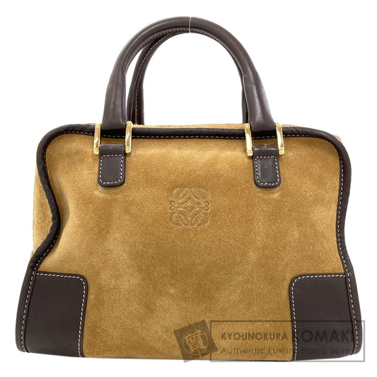 LOEWE ロエベ アマソナ ハンドバッグ スウェード レディース 中古